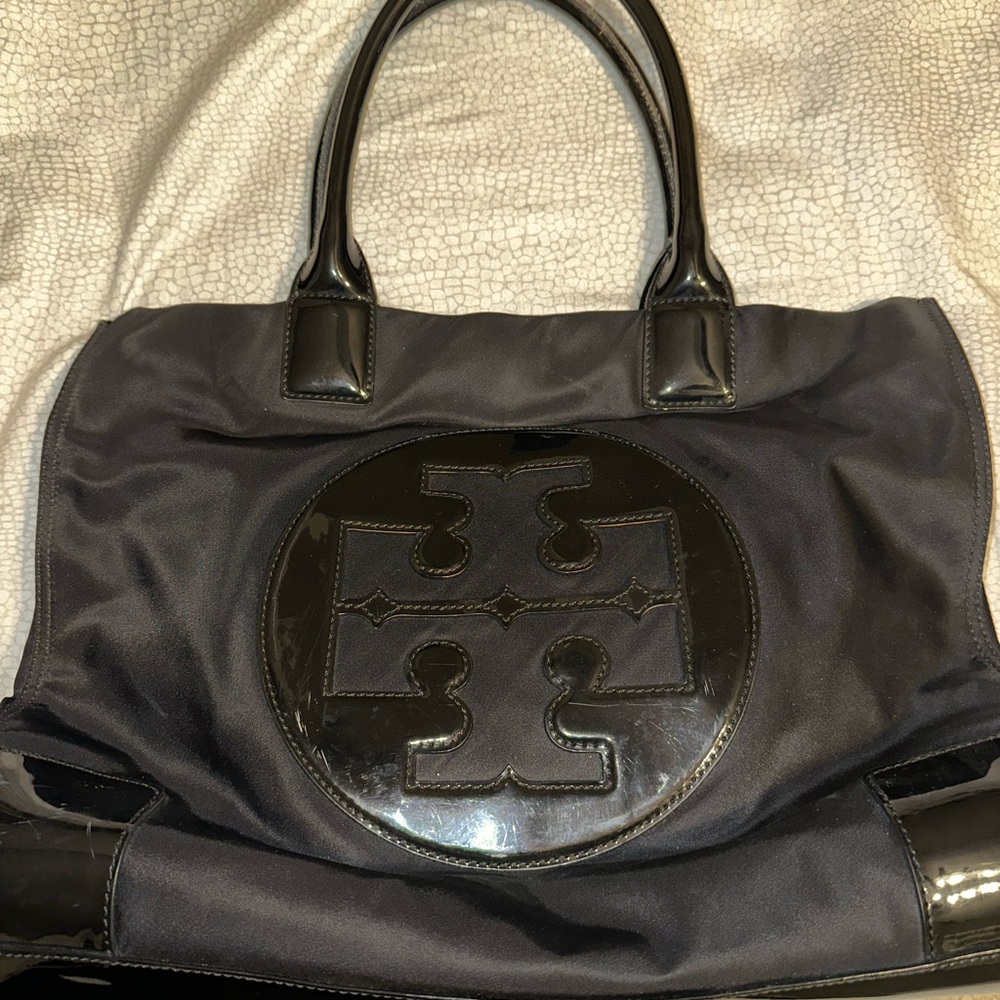 Tory Burch Black Ella Tote